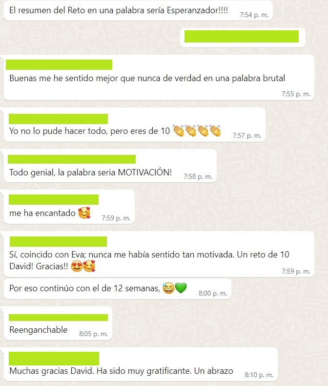 Testimonio David 25 reto gratis