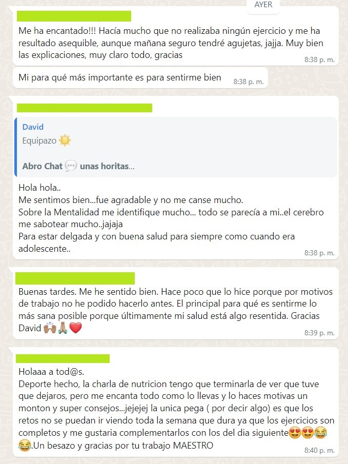 Testimonio David 7 reto gratis