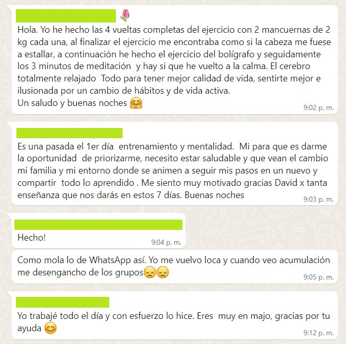Testimonio David 9 reto gratis